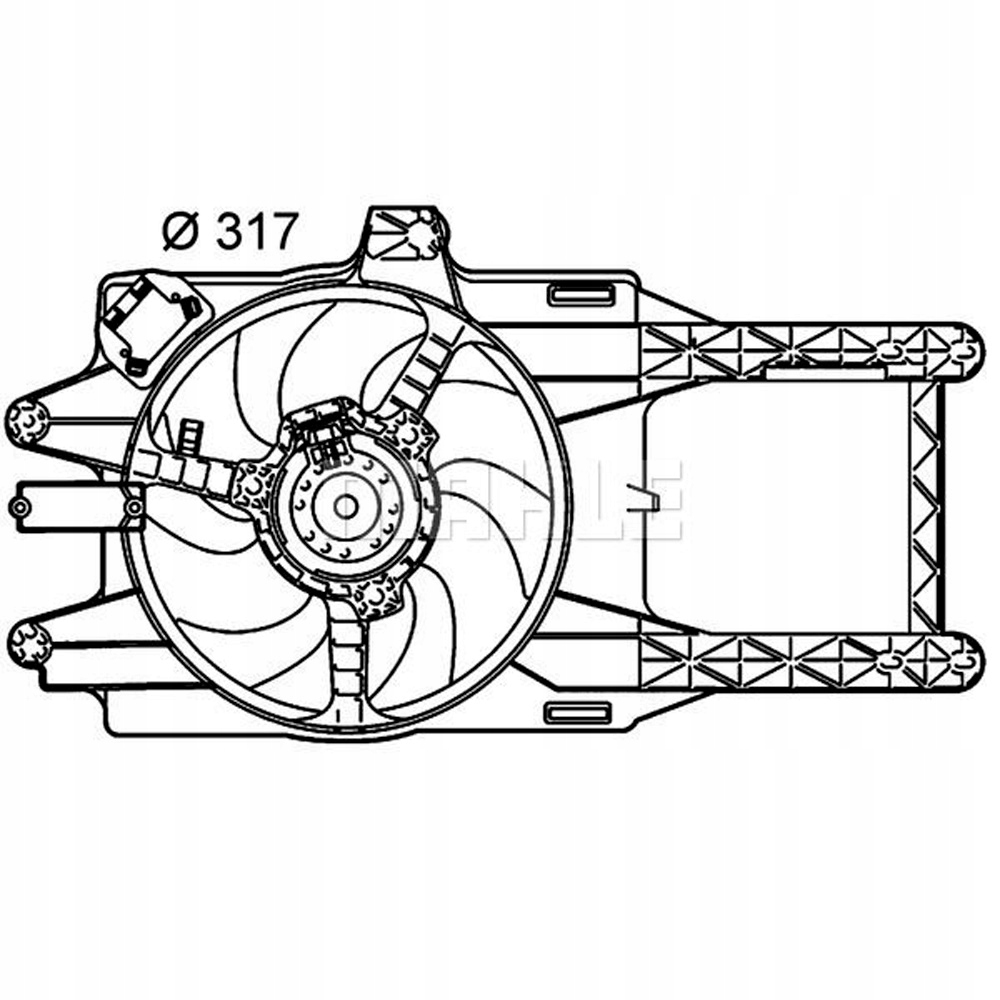 фото №1, Вентилятор охлаждение двигателя mahle cff 145 000p