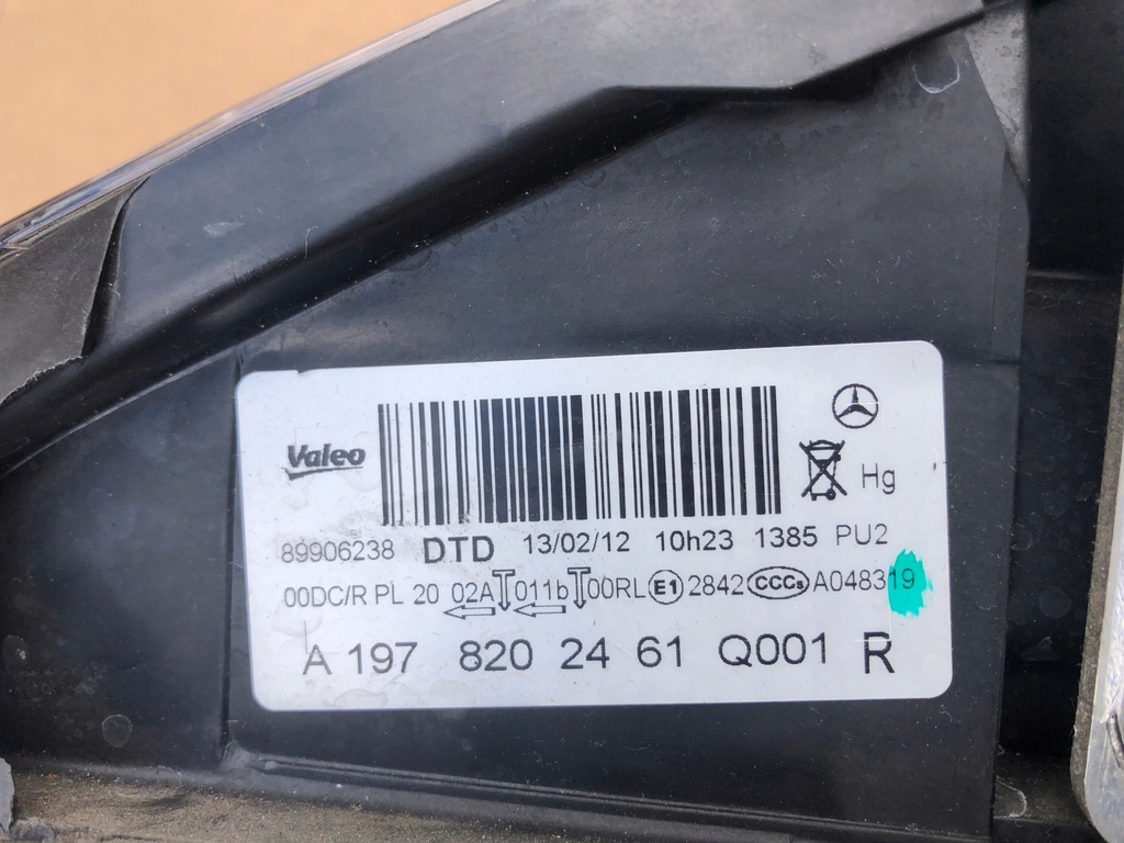 фото №9, Mercedes sls 197 amg лампа передня права bi-xenon