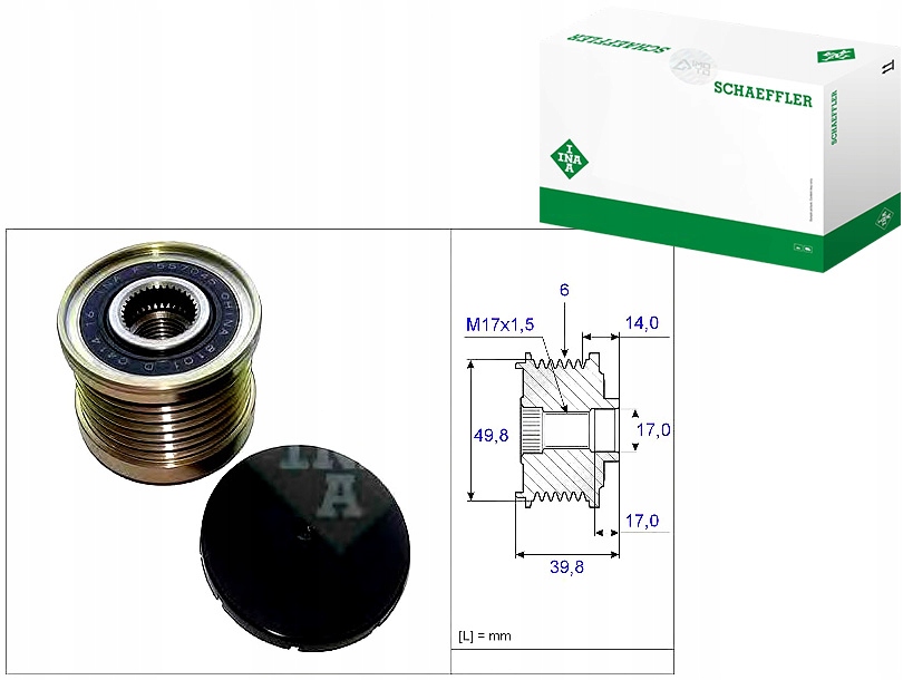Купить Генератор - сцепление односторонний schaeffler luk 535 0146 10