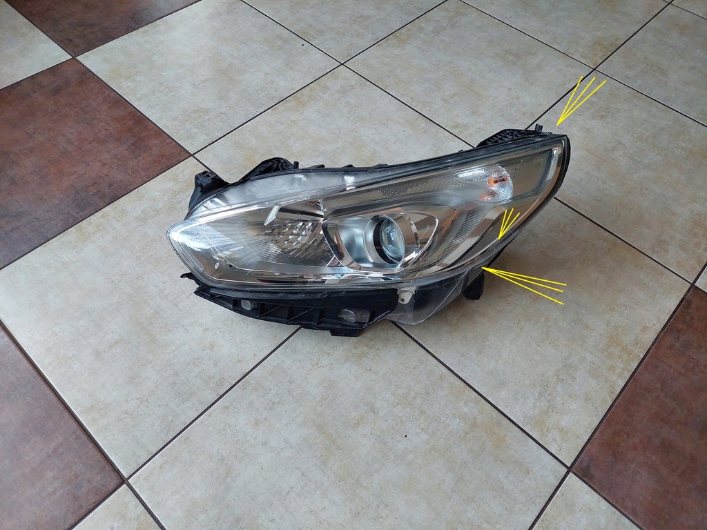 фото №1, Ліва лінза - ford s-max mk2 ii - galaxy mk3 iii