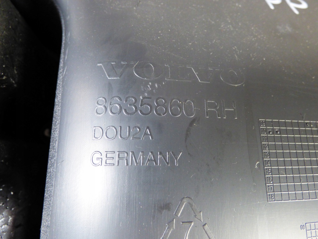 фото №8, Обивка дверь правая перед stbdb volvo s60 ii v60