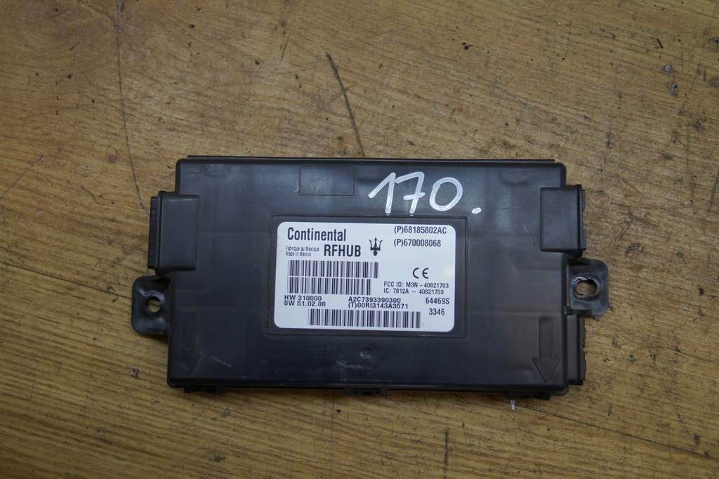 фото №1, Модуль maserati qattroporte rfhub 670008068