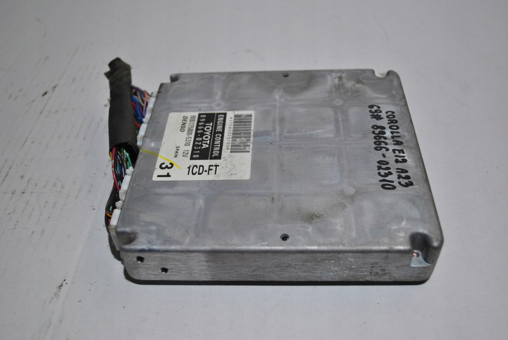 фото №6, Бортовой компьютер двигателя toyota corolla e12 89666-02310
