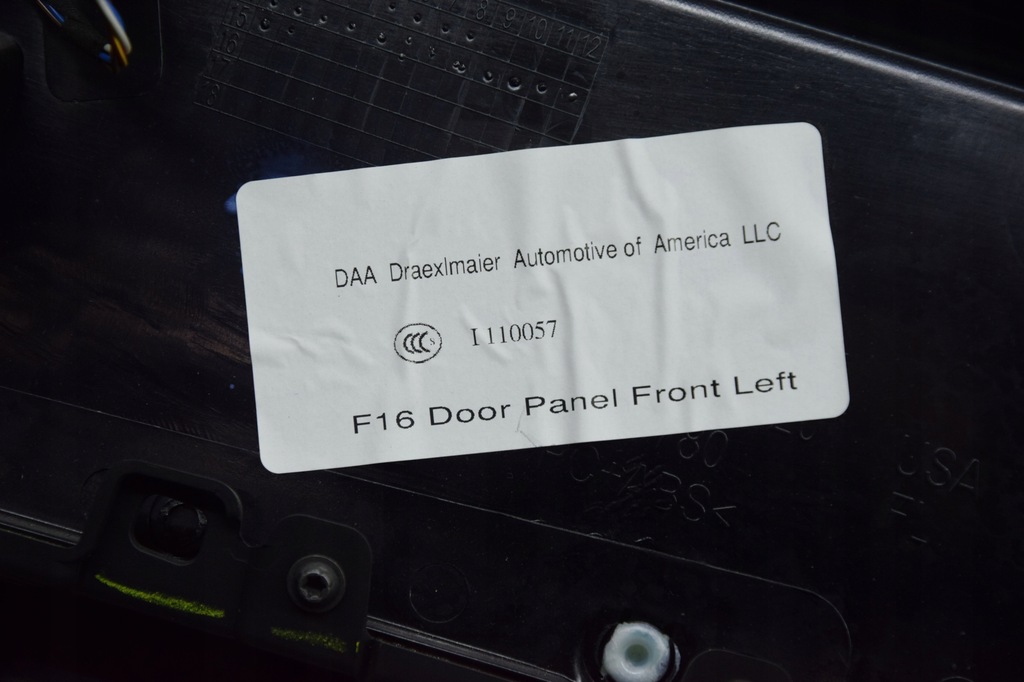 фото №9, Оббивка двері ліва перед обшивка двері bmw x6 f16