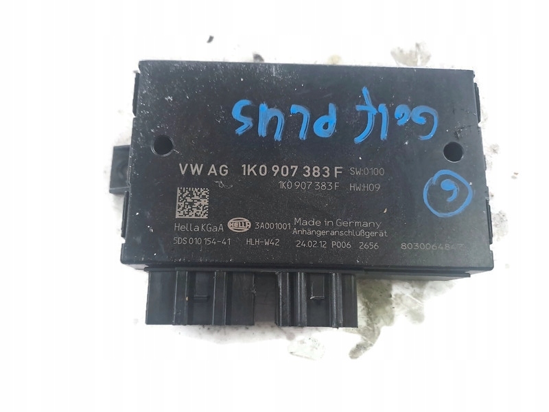 фото №1, Vw golf vi plus 12r модуль фаркоп 1k0907383f