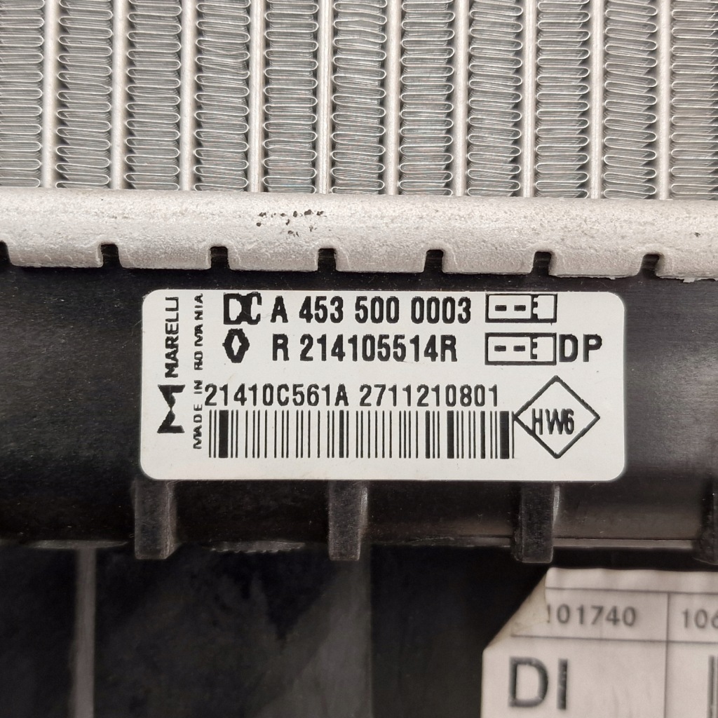 Радіатор двигуна renault twingo smart forfour fortwo Доставка