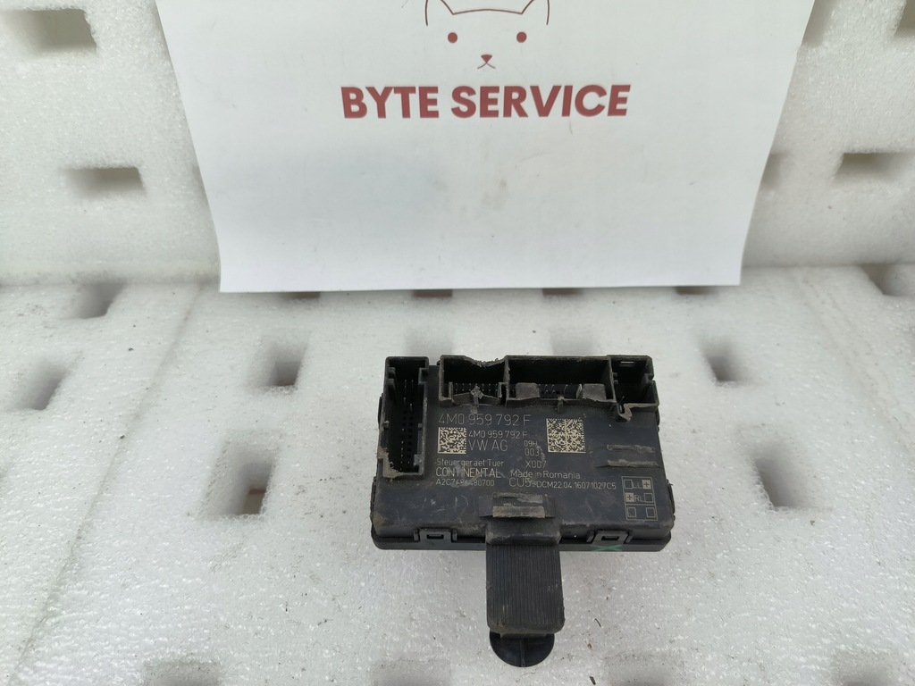 фото №1, Vw ag блок керування модуль двері 4m0959792f