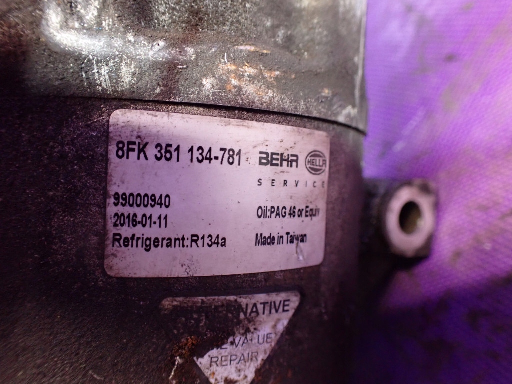 фото №7, Opel corsa c 00-03 1.2 компрессор компрессор кондиционера 8fk351134-781