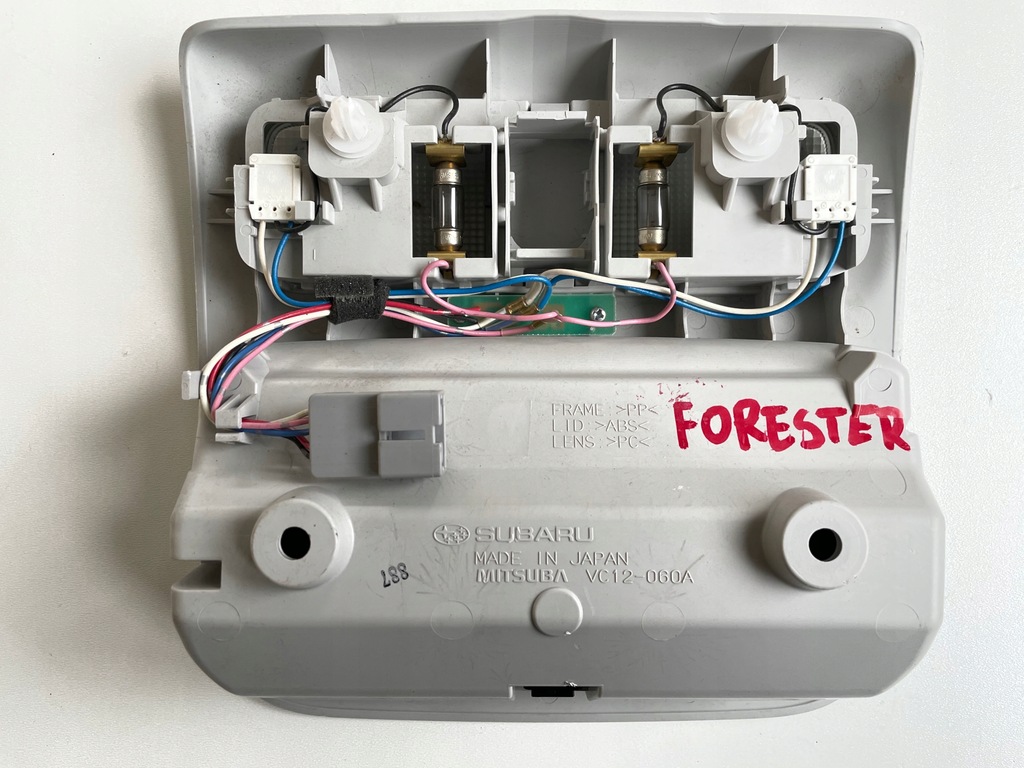 фото №4, Лампа кабіни стельовий бардачок subaru forester