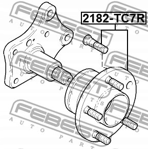 фото №3, 2182-tc7r febest ступица задняя ford transit connect