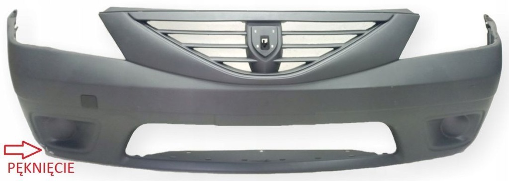фото №1, Бампер перед передній dacia logan sd mcv 2004-2009