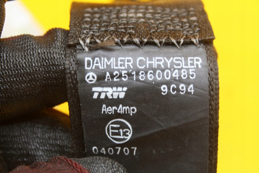 фото №5, Pas безопасности левый задняя задний mb gl x164