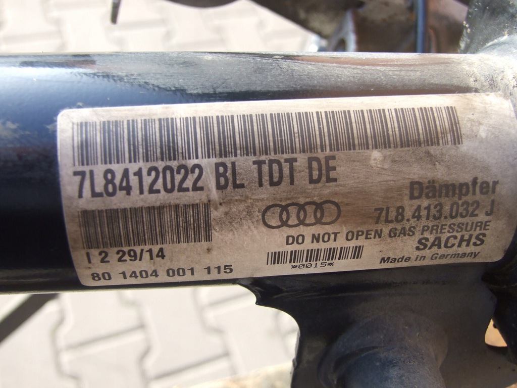 фото №5, Поворотний кулак правий перед комплектна audi q7 3.0 tdi