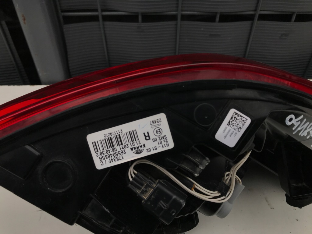 фото №6, Renault clio 5 v правая лампа задняя задняя задняя led 2019- 12769