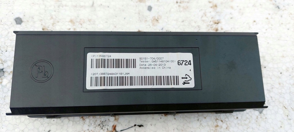 фото №1, Блок управления модуль кондиционера opel mokka i a