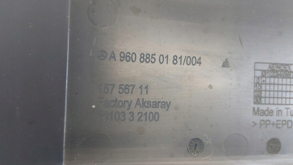 фото №4, Заглушка радара mercedes actros mp4 a9608850181