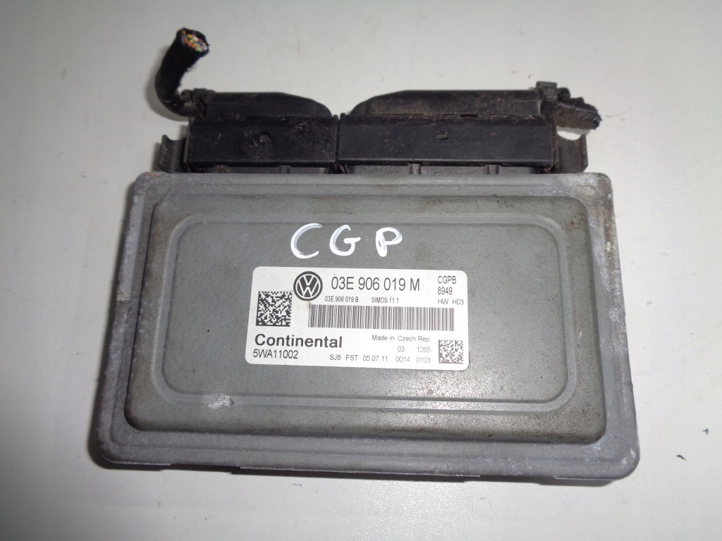 фото №1, Polo 6r 1,2 12v cgp бортовий комп'ютер блок керування двигуна