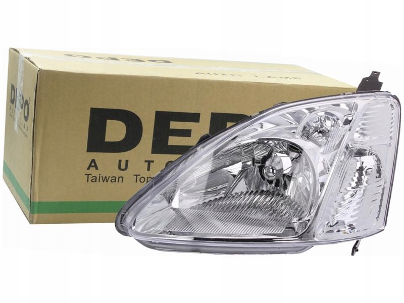 фото №1, Лампа фара левый honda civic vii mk7 00-05