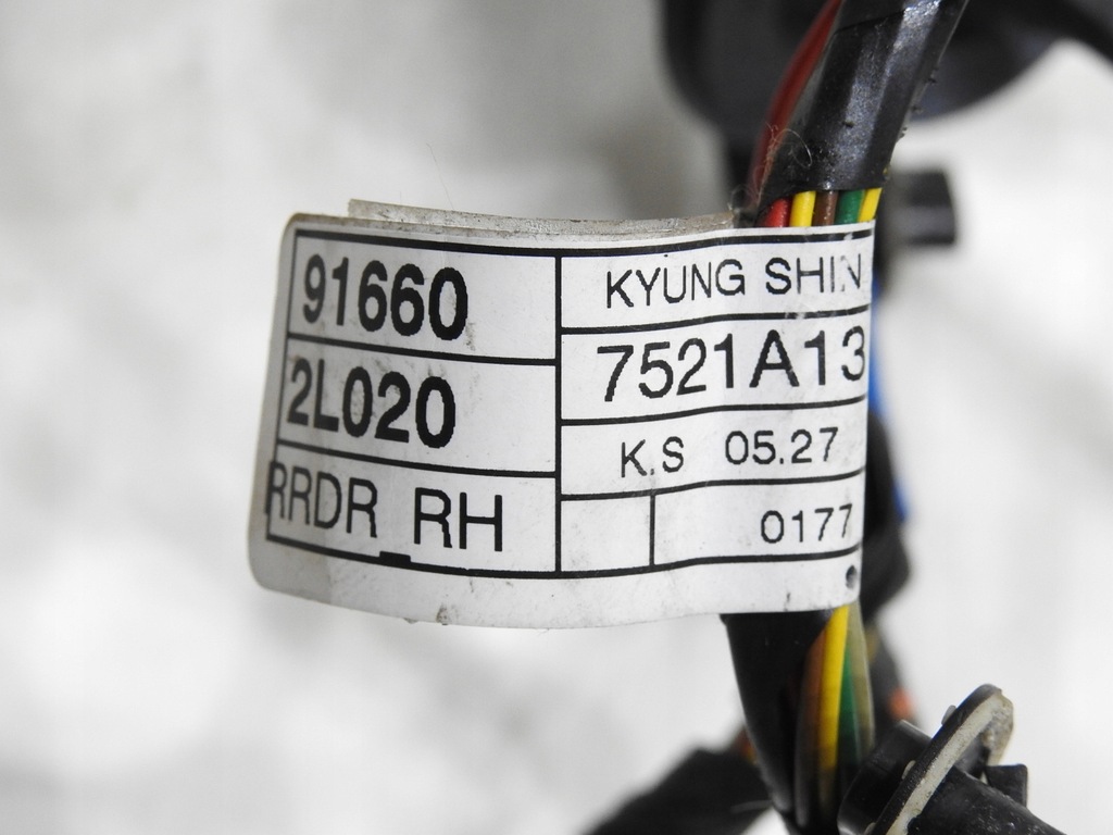 фото №7, Джгут електропроводка двері правий задня hyundai i30 i