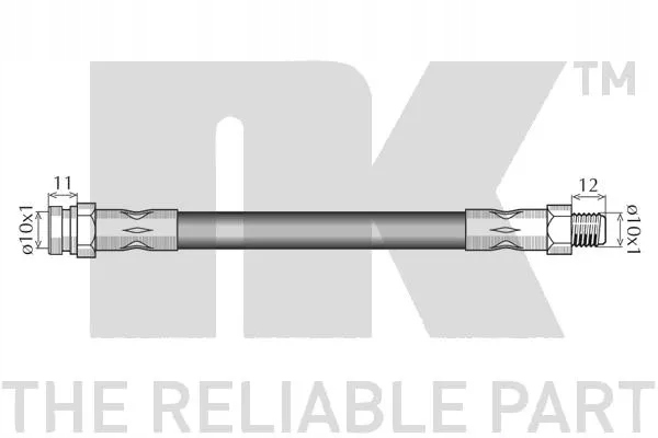 фото №14, Шланг ham. elast. mitsubishi t. eclipse- galant 84- 03