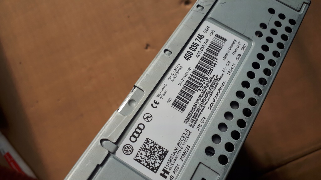 фото №6, A6 c7 4g блок станция mmi 3g считыватель a7 s6