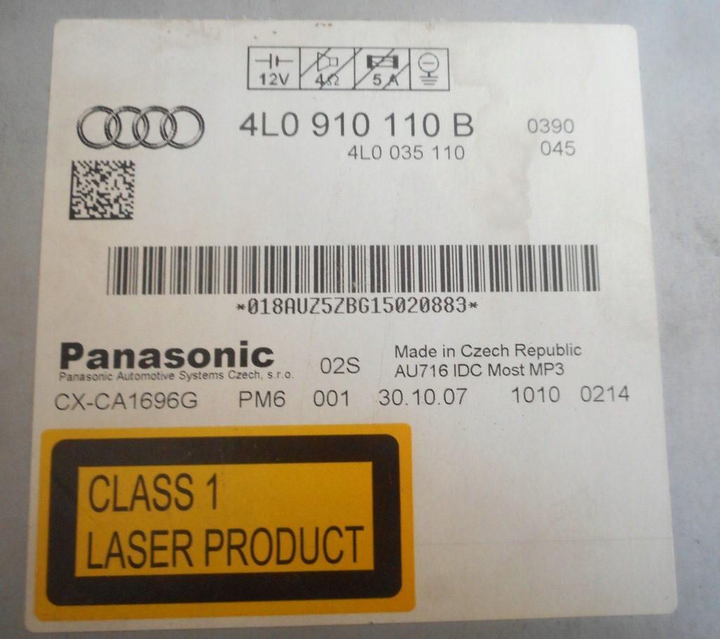 фото №7, Audi q7 4l чейнджер дисків cd 4l0910110b