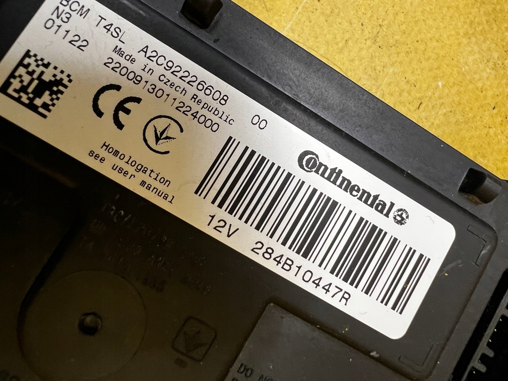 фото №13, Набір стартовий bcm ecu колонка прилади ключ dacia dokker 1.5 blue dci eu