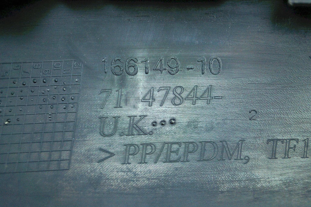 фото №8, Накладка спойлер бампера перед mini one cooper r55 r56