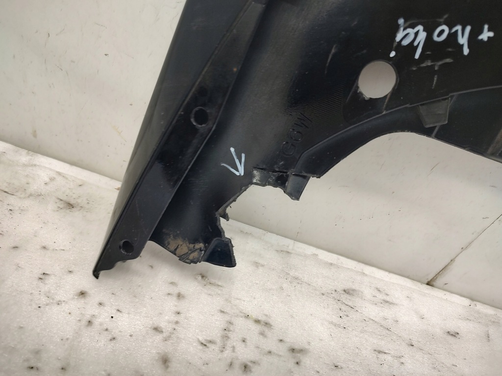 фото №7, Накладка бампера перед + накладка-спойлер honda civic x hb 17-20 71102-tgg-a500