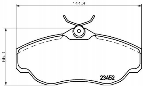 фото №5, Тормозные колодки перед land range rover ii p38 1994-2002 discovery ii 1998-2004