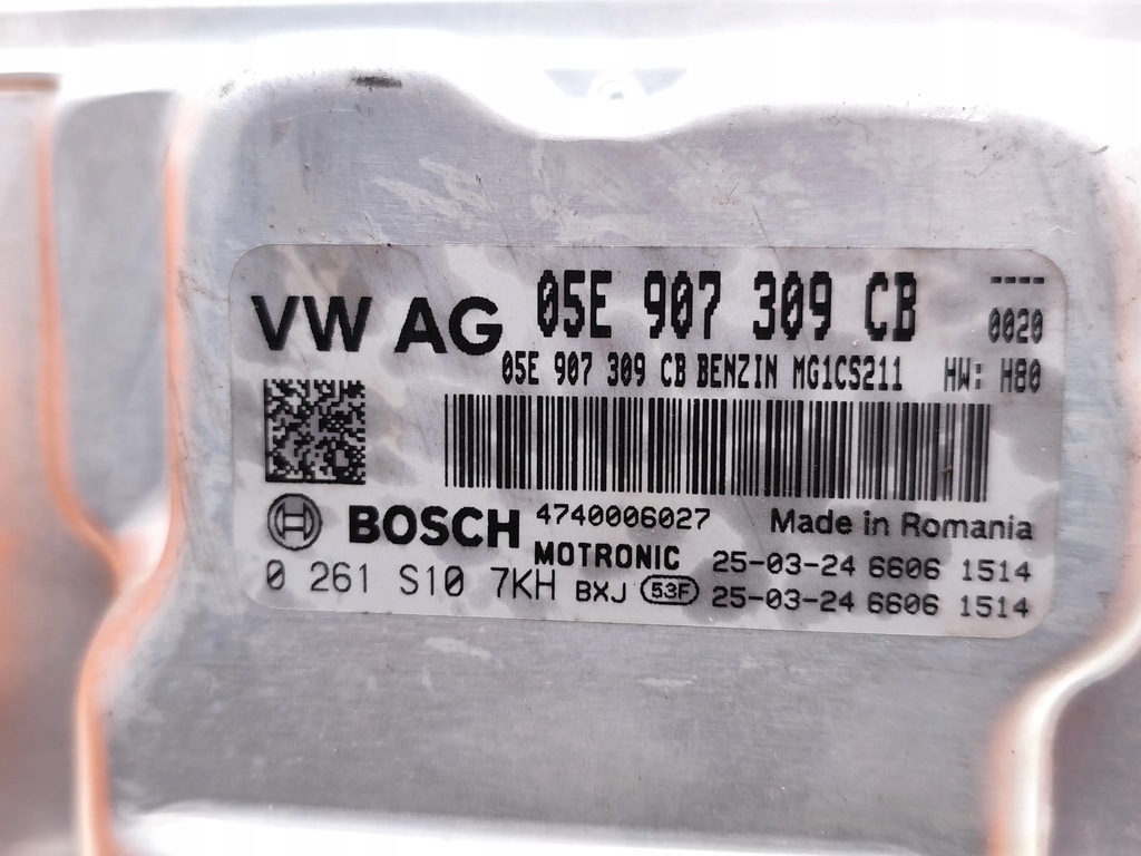 фото №7, Skoda scala блок керування / модуль ecu 1.5 tsi бензин 110kw 150 hp 0261s107kh