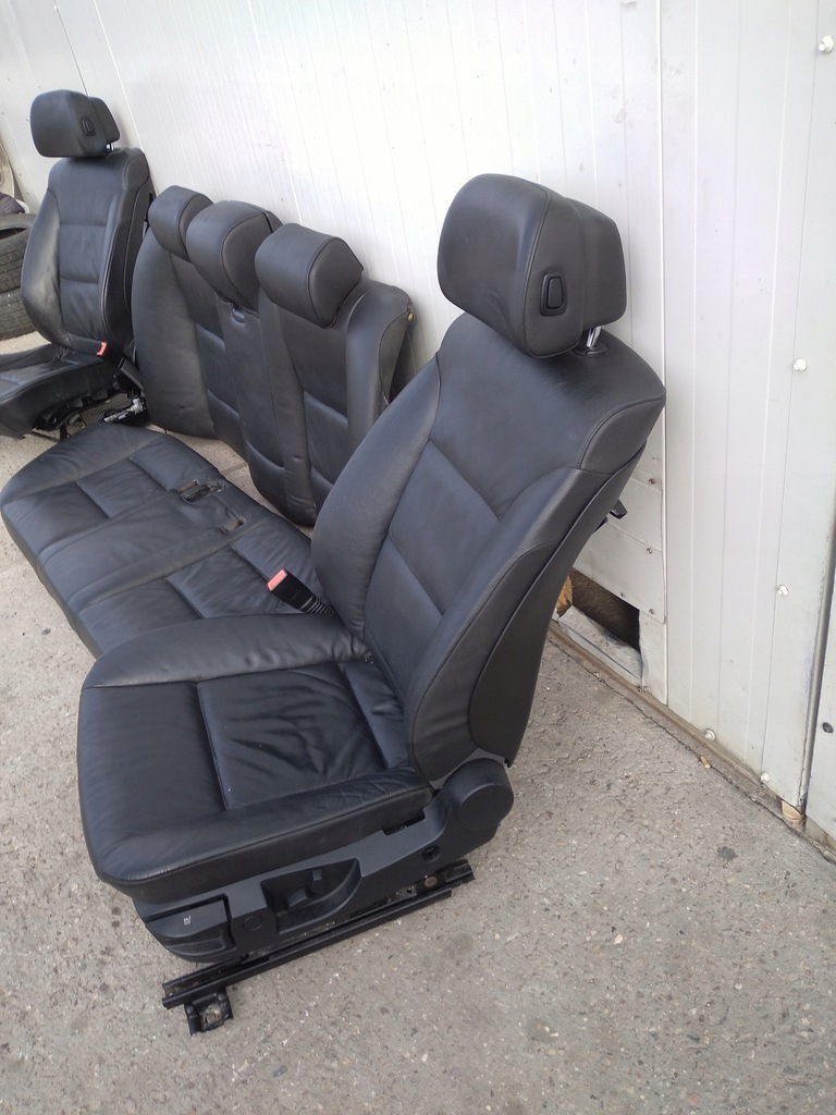 фото №8, Bmw e60 polift салон сидіння заднє сидіння шкіра gb