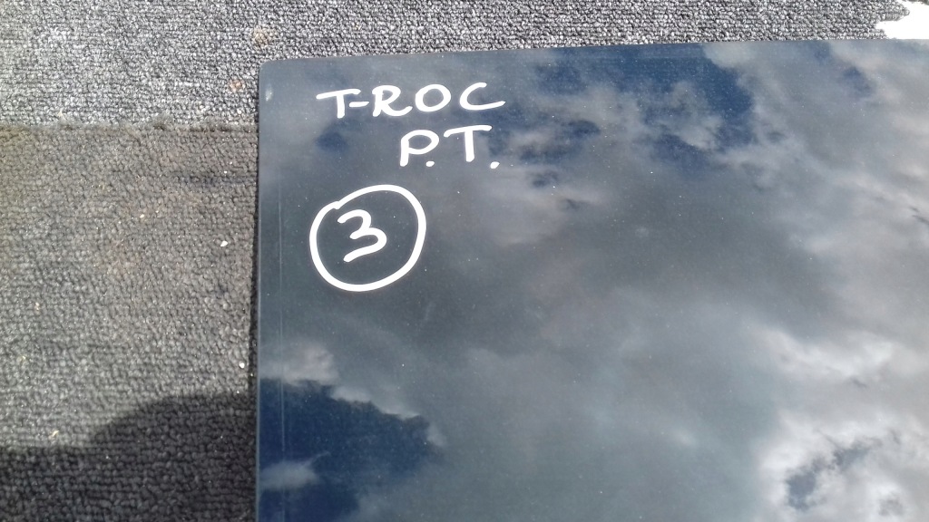 фото №2, Стекло дверь правый задняя vw t-roc 2017r. тонированная