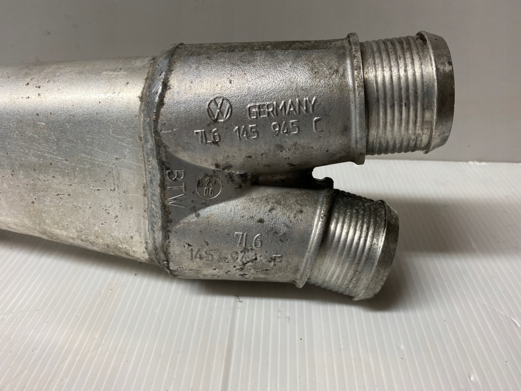 Audi q7 3.0 tdi труба интеркулер 7l6145941f Оригинал