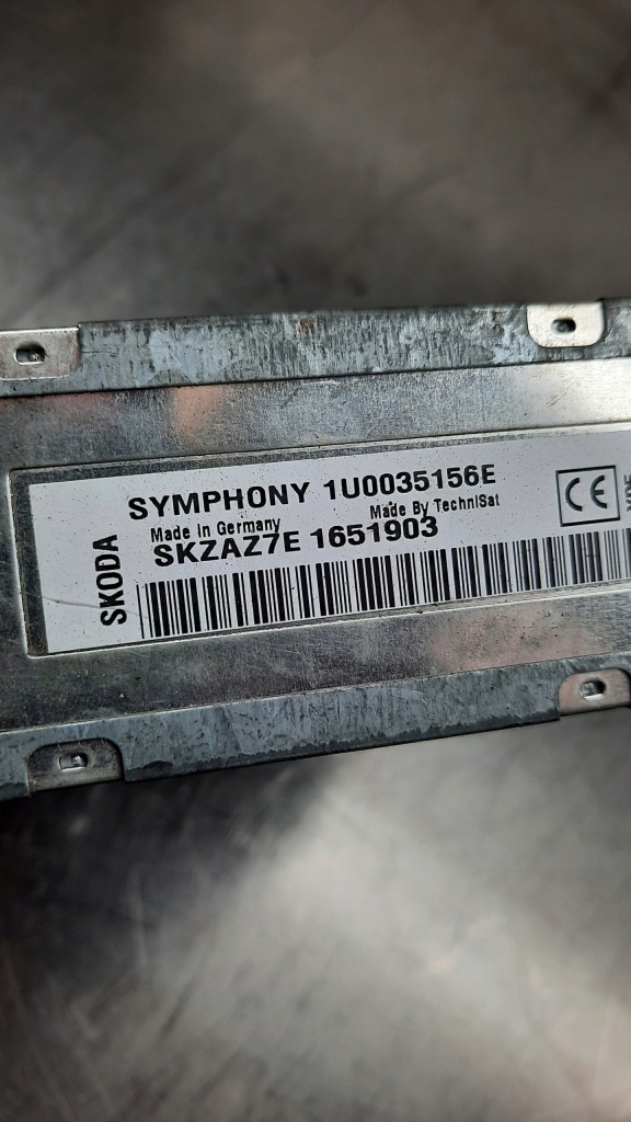 фото №5, Радио 1u0035156e skoda superb i 05r 1.9 tdi