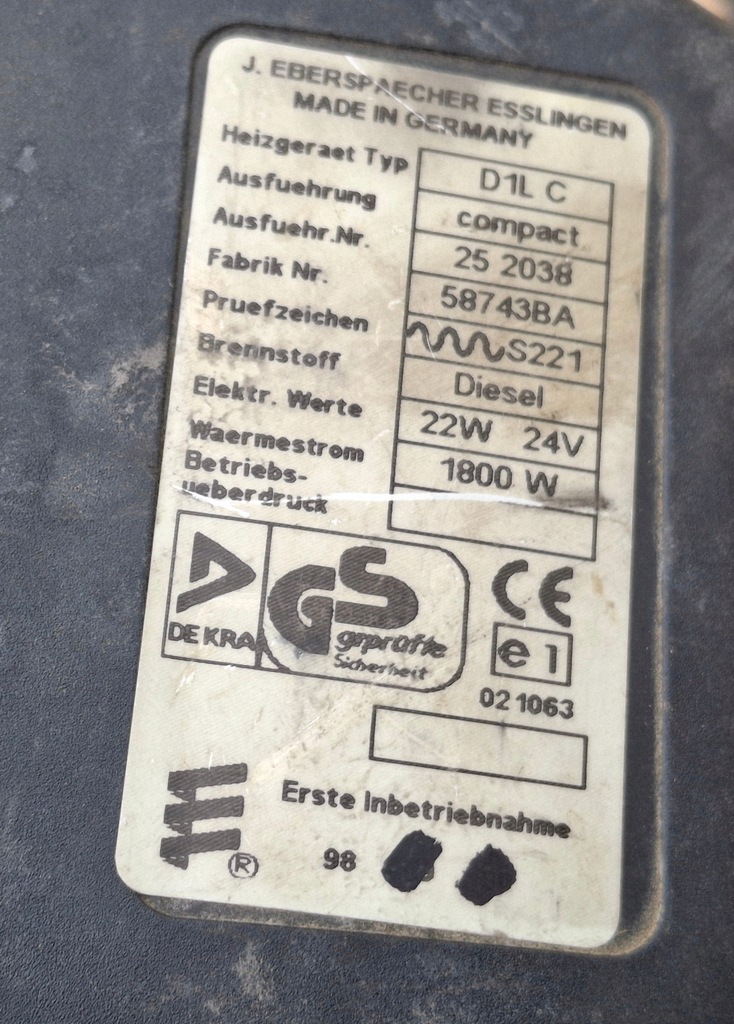 фото №12, Webasto eberspaecher набор 10szt. набор hurt