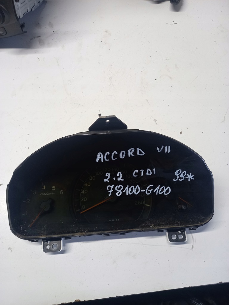 фото №1, Счетчик приборы honda accord vii 2.2 ctdi