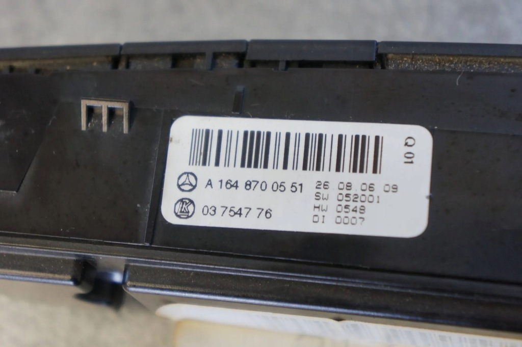 фото №8, Панель управление кнопка аварийных mercedes gl x164