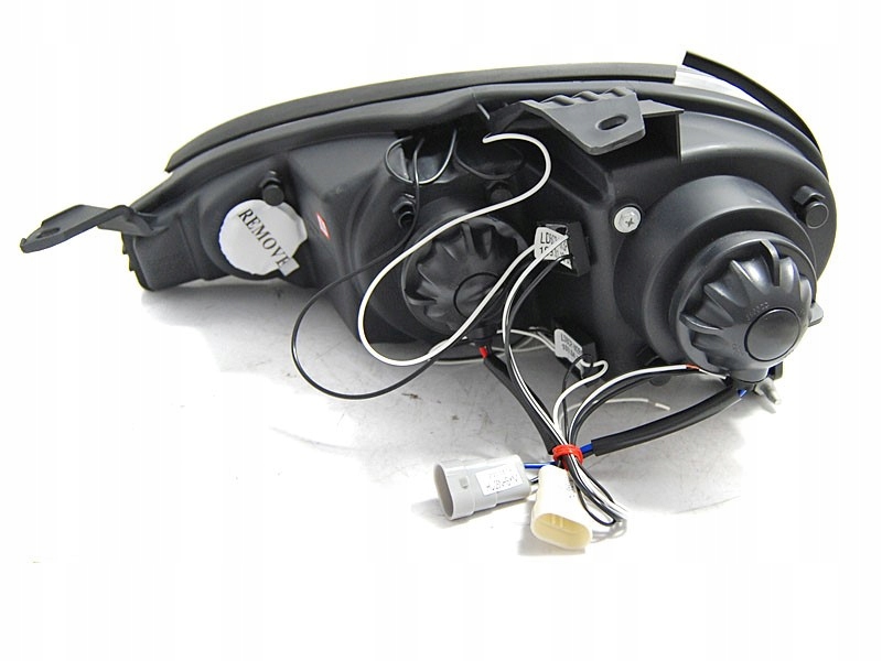 Фонари передние mazda mx5 nb 01-05 angel eyes led хром Оригинал