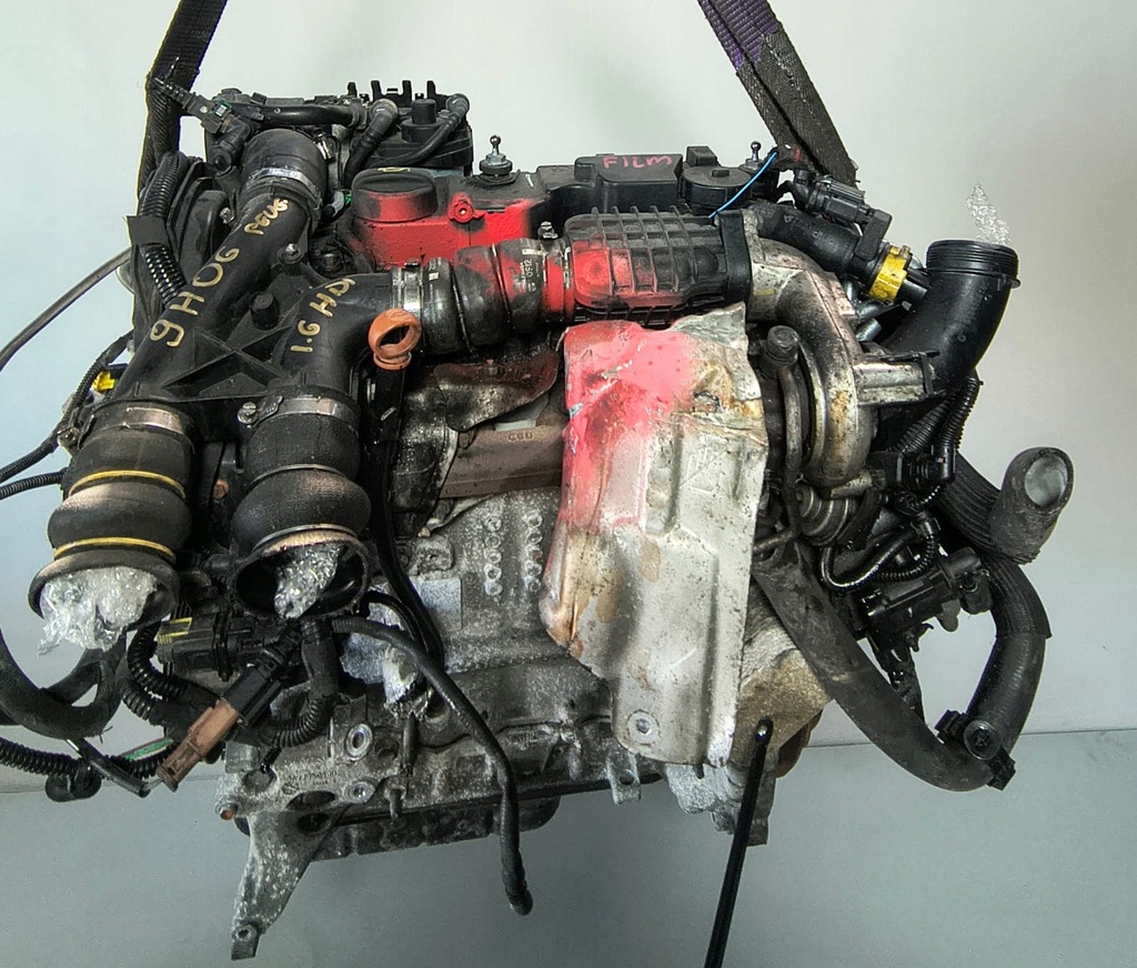 фото №10, Двигатель kompletny peugeot 207 208 308 3008 508 citroen 1.6 hdi e-hdi, 9h06