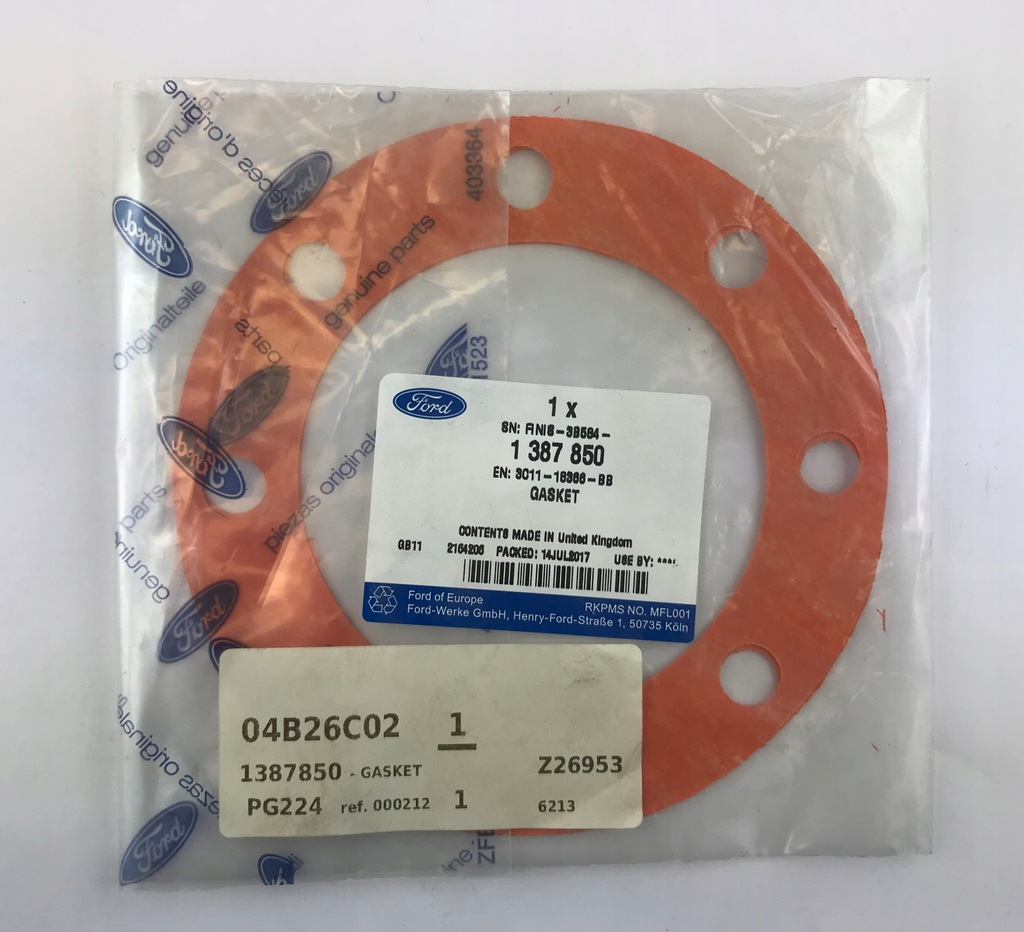 фото №3, Прокладка вала osi задняя ford transit 2006-2014