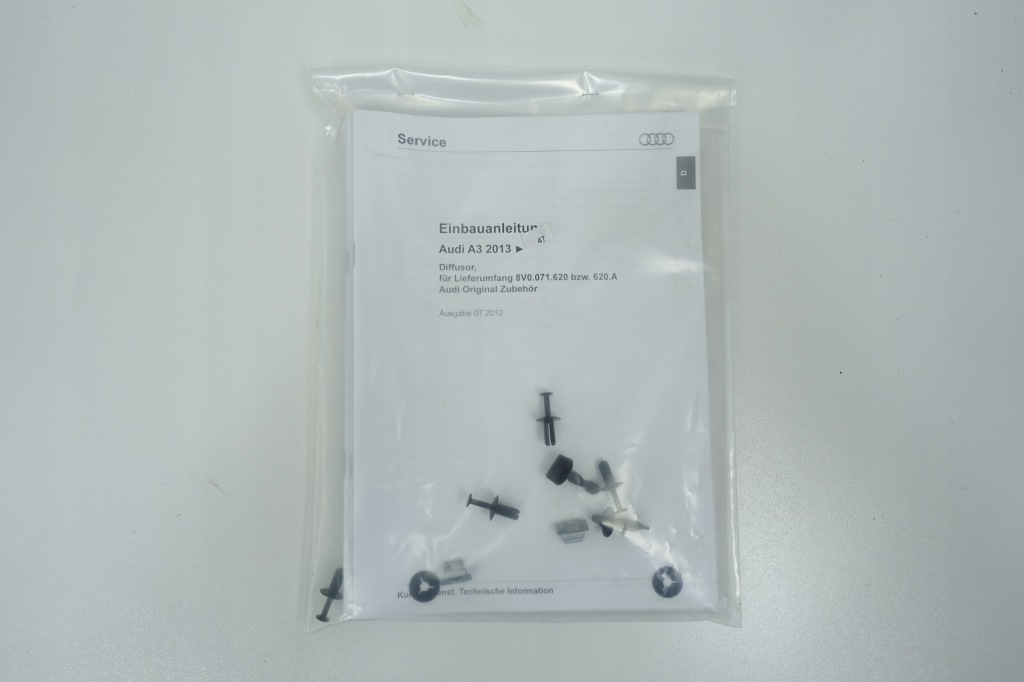 Диффузор накладка бампера задняя audi a3 8v nowe oem Киев