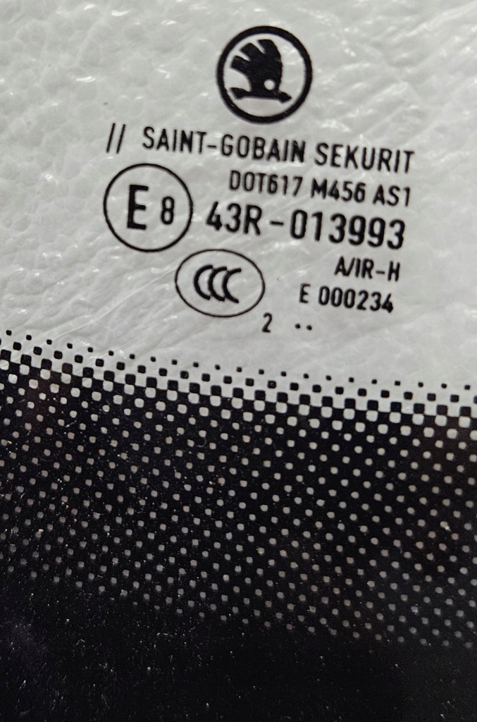 Skoda kodiaq стекло лобовое solar подогрев камера датчик 565845011d с Разборки