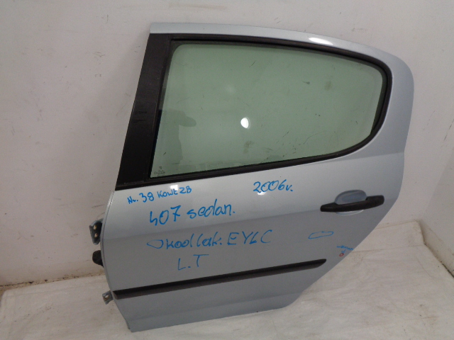 фото №1, Peugeot 407 sedan двері ліва задні eylc