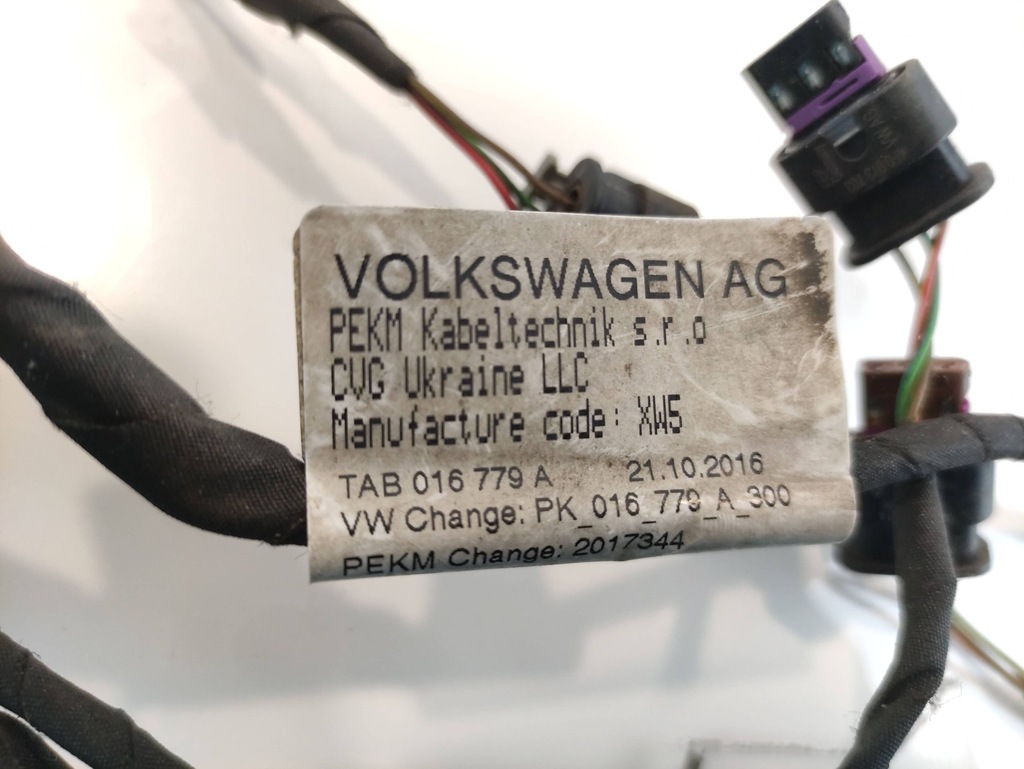 фото №9, Vw crafter ii жгут трубопровод парковки pdc перед 7c0971073g