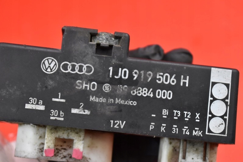 фото №11, Блок управления модуль вентилятора 1j0919506h vw new beetle 2.0 8v 116 km 98-05