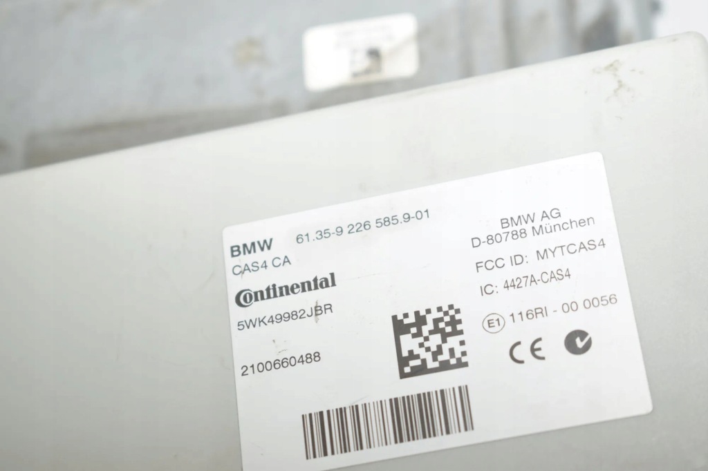 фото №10, Комплект зажигания bmw 5 gran turismo f07 9226585 3.0l 180kw 2010 - 22451241