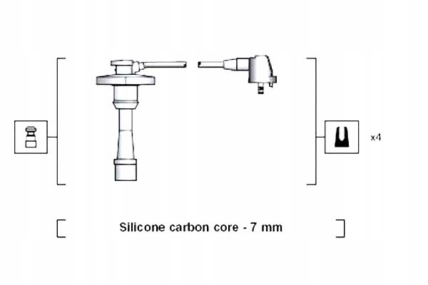 фото №2, Magneti marelli провода зажигания toyota magneti