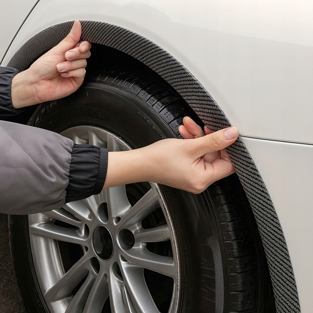 фото №11, Молдинг накладка крыла подкрылок защитная подкрылок do крыльев карбон 1.5m