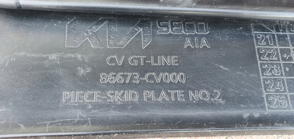 фото №14, Kia ev6 gt line накладка спойлер молдинг na бампер задний задняя лампа заднего вида